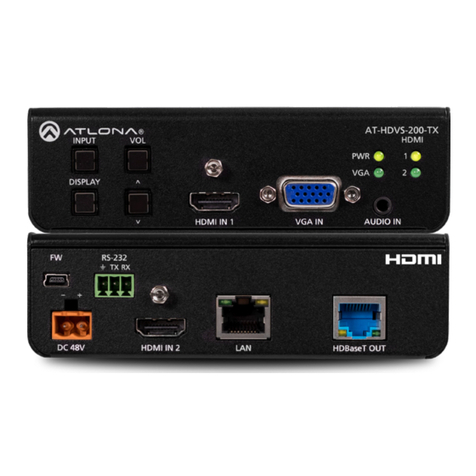 Panduit Atlona AT-HDVS-200-TX manual