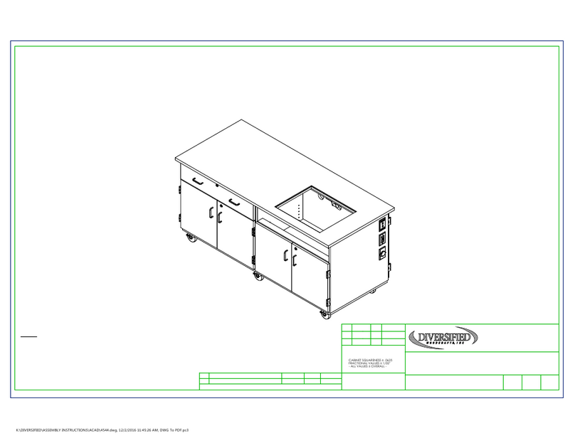 DIVERSIFIED WOODCRAFTS INTERACTIVE MOBILE MEDIA CABINET 4544 User manual DIVERSIFIED WOODCRAFTS INTERACTIVE MOBILE MEDIA CABINET 4544 User manual