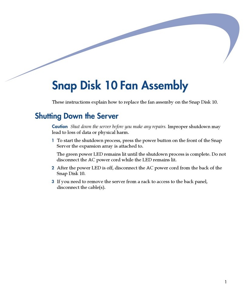 Snap Appliance Snap Disk 10 instructions