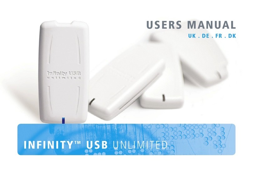 WB Electronics INFINITY USB UNLIMITED manual