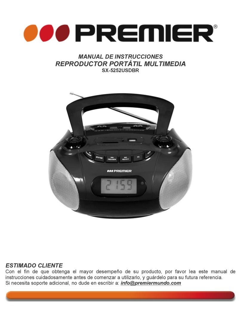 Premier SX-5252USDBR instruction manual