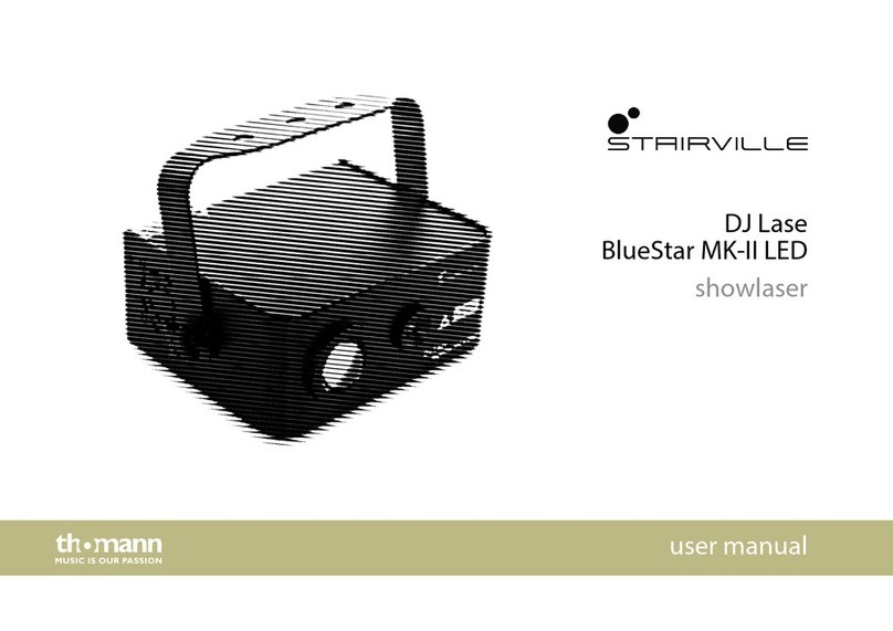 thomann Stairville DJ Lase BlueStar MK-II LED user manual