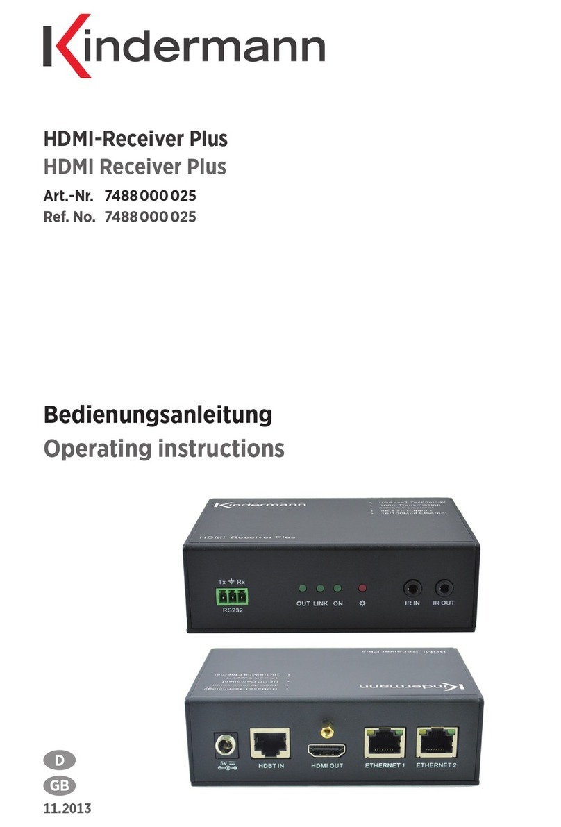 Kindermann 7488000025 operating instructions
