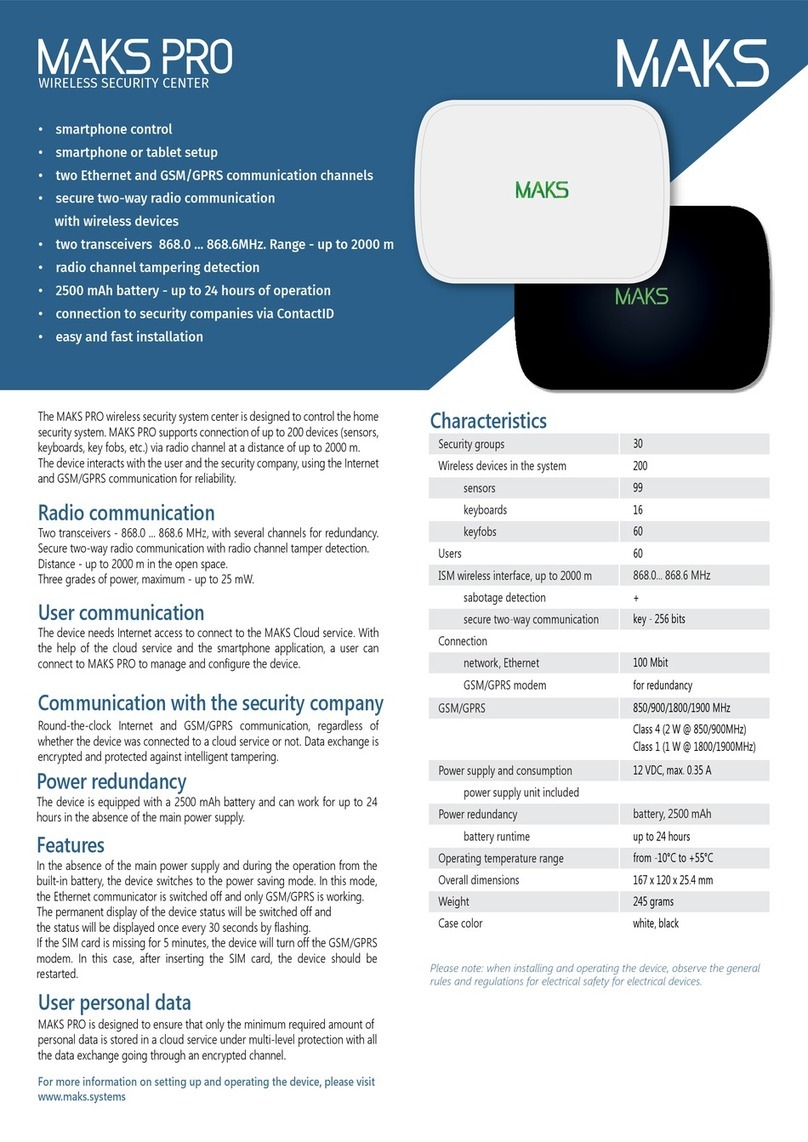 MAKS PRO manual