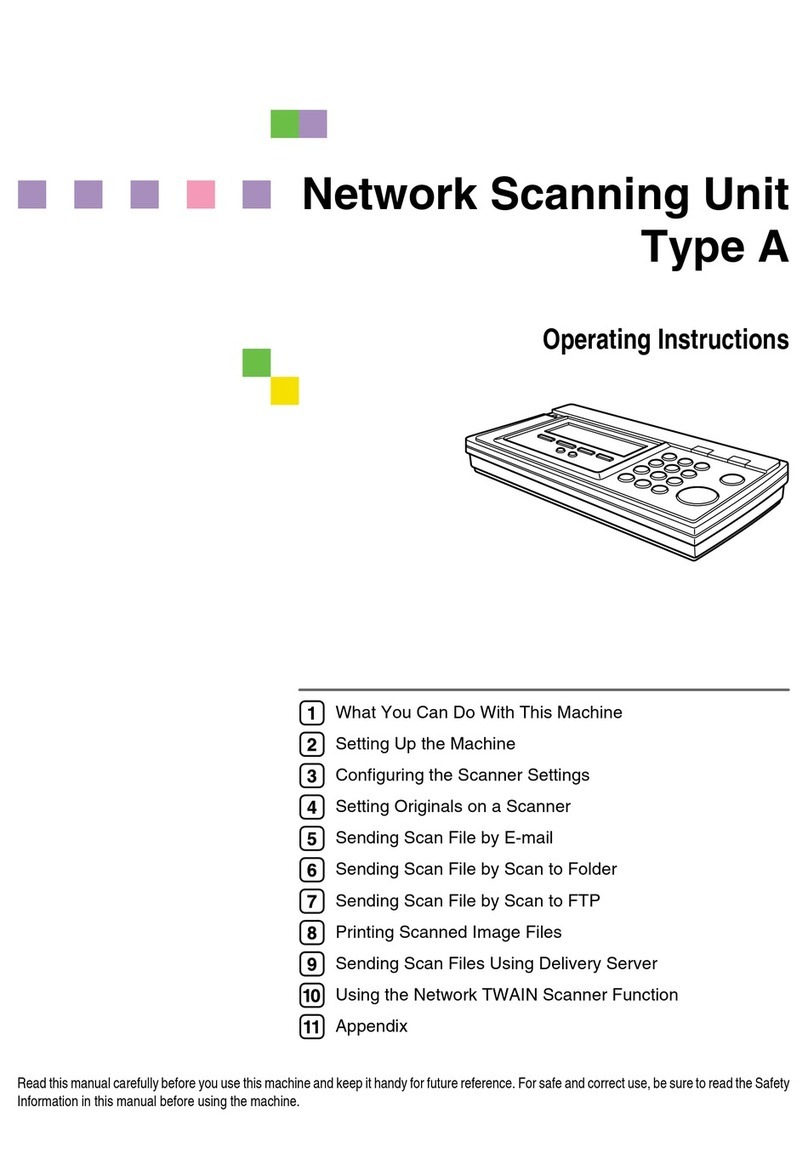 Ricoh Network Scanning Unit A operating instructions