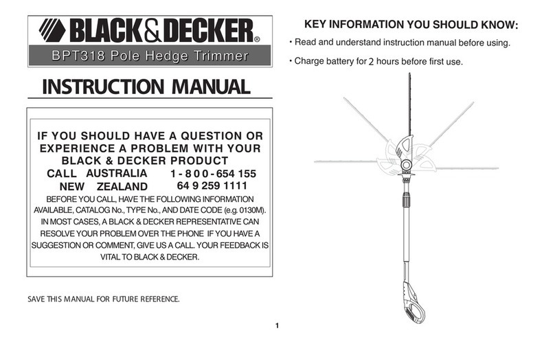 Black & Decker BPT318 User manual
