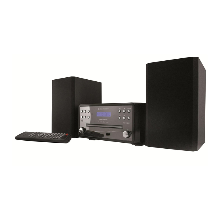 SOUNDMASTER MCD9600BT User manual