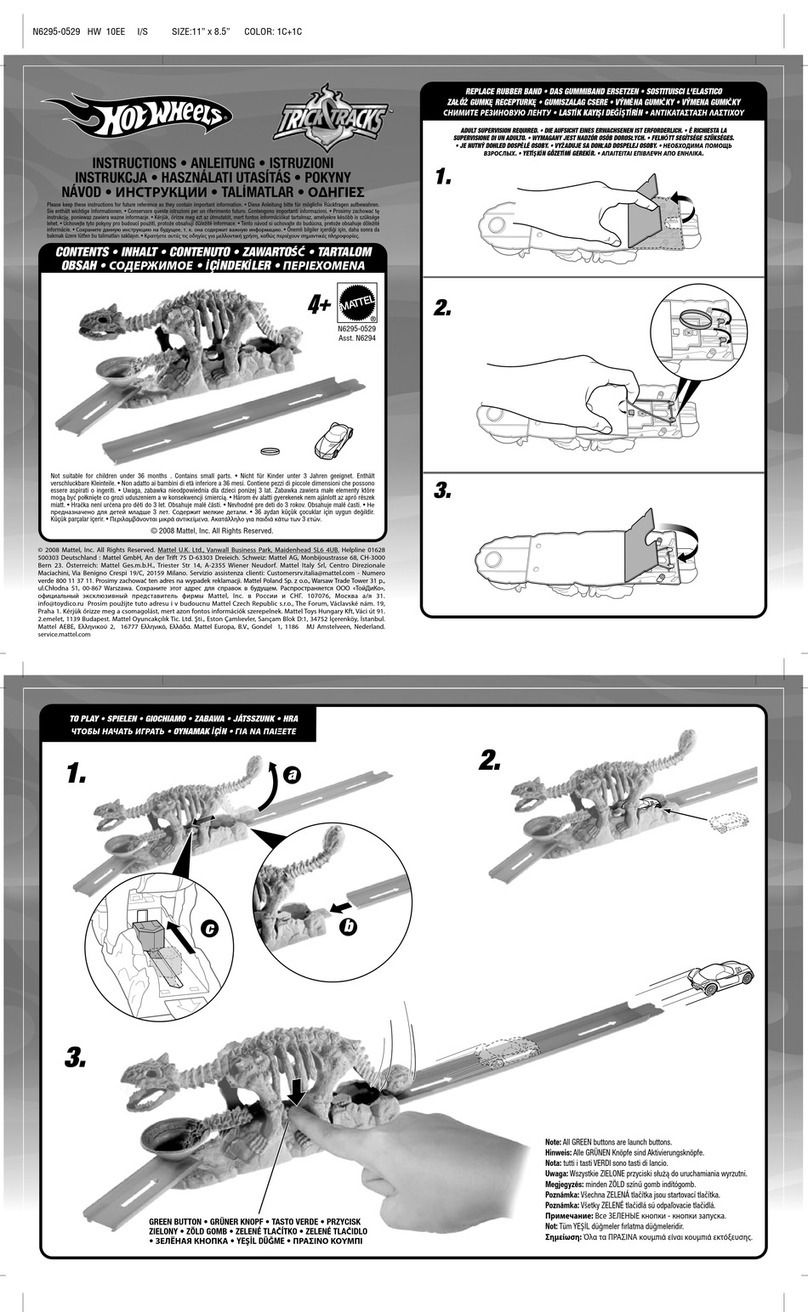 Mattel Hot Wheels TrickTracks N6294 User manual