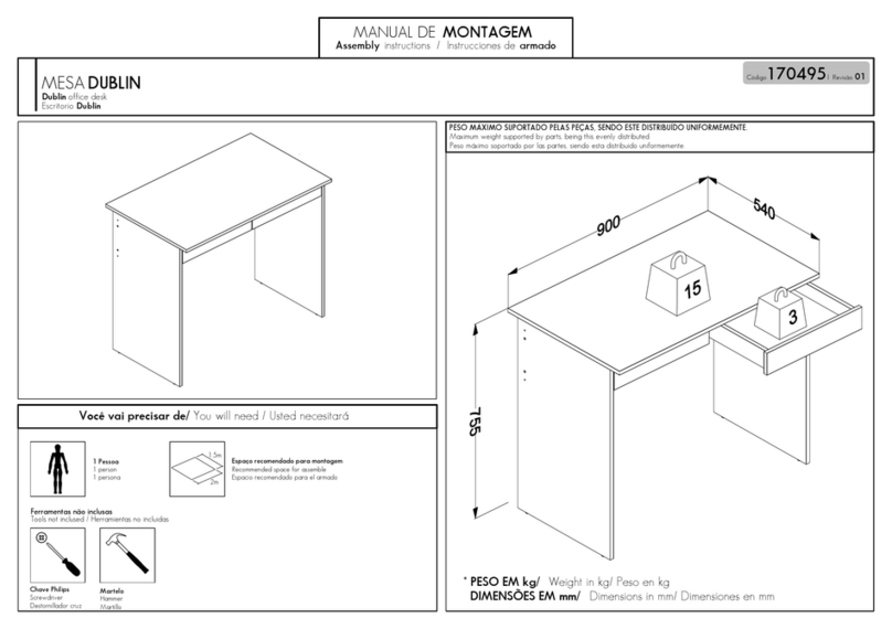 Politorno DUBLIN 170495 Assembly instructions