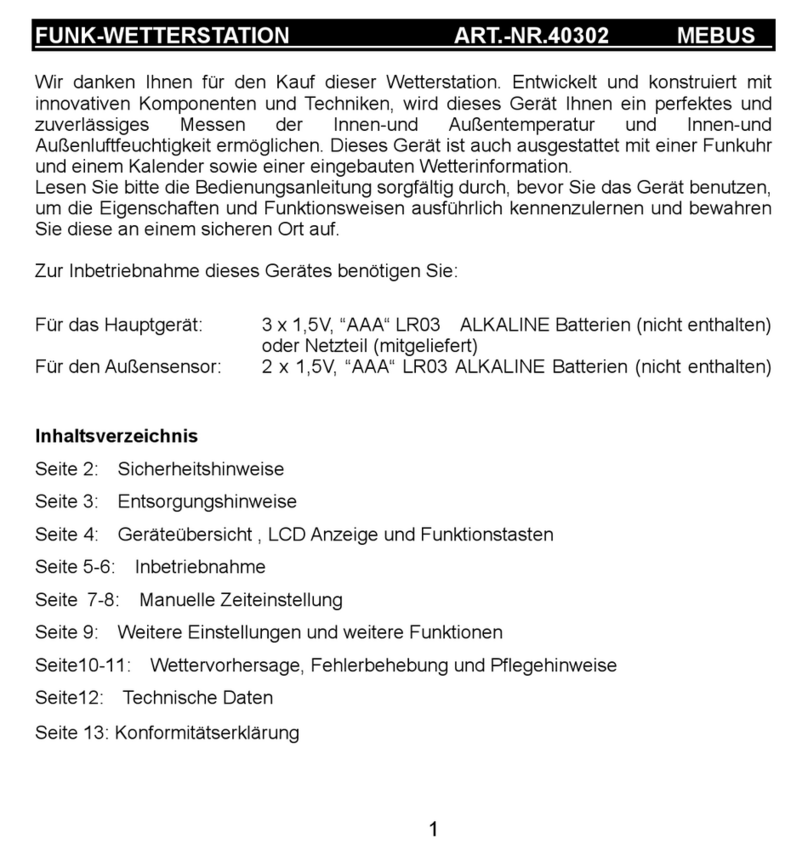 Mebus 40302 manual