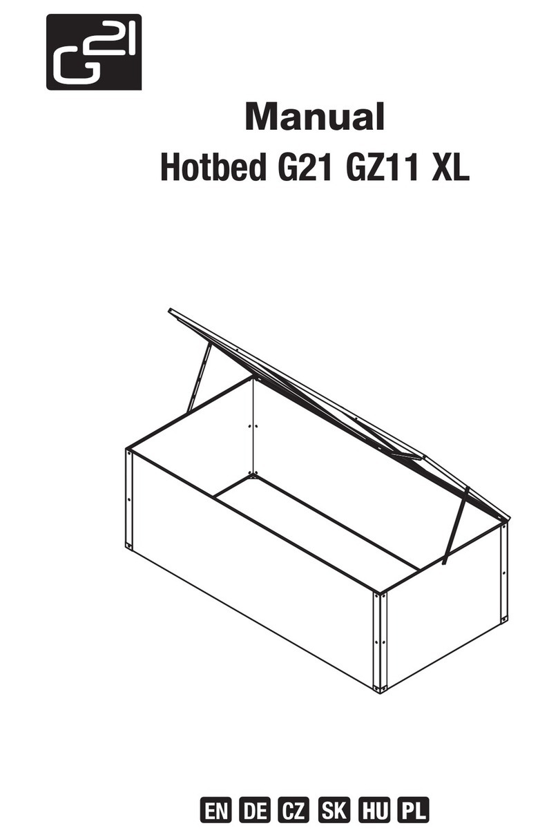 G21 Hotbed G21 GZ11 XL manual