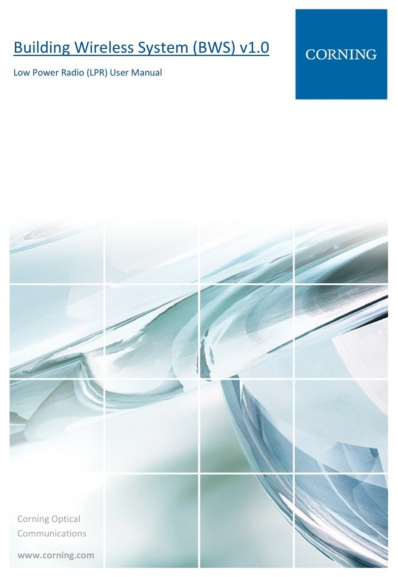 CORNING BWS 1.0 user manual