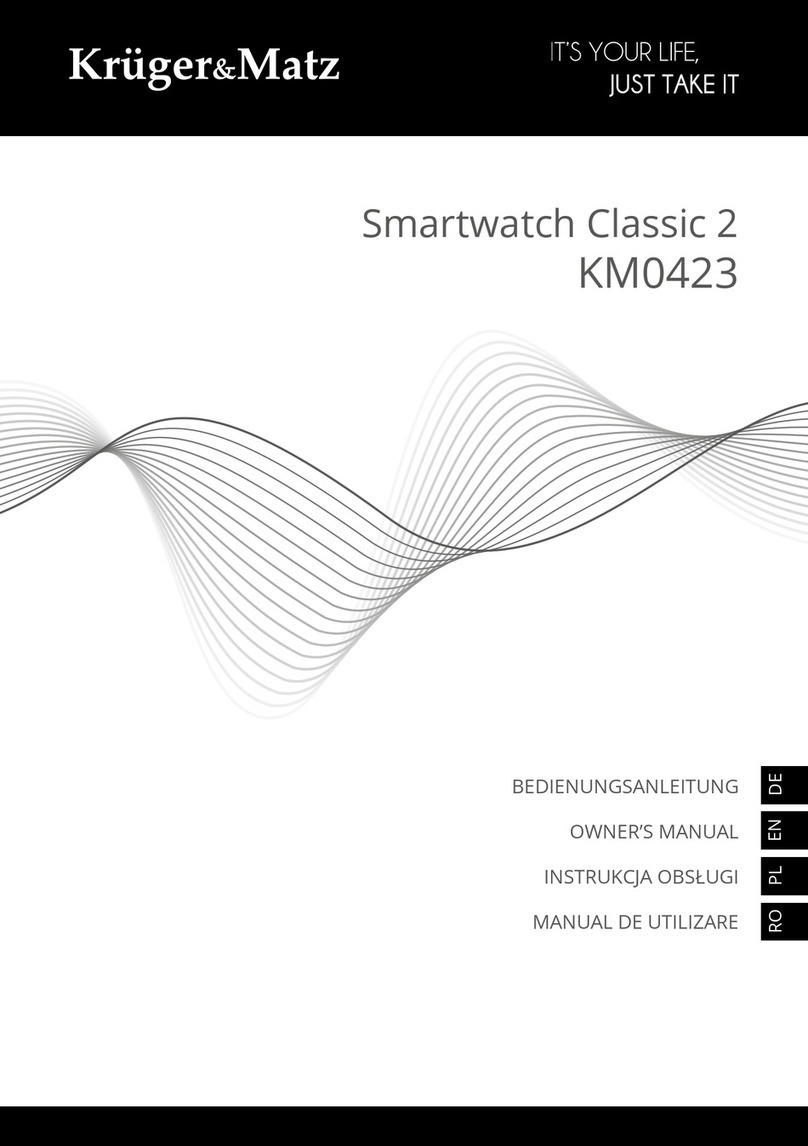 Krüger & Matz Smartwatch Classic 2 owner's manual