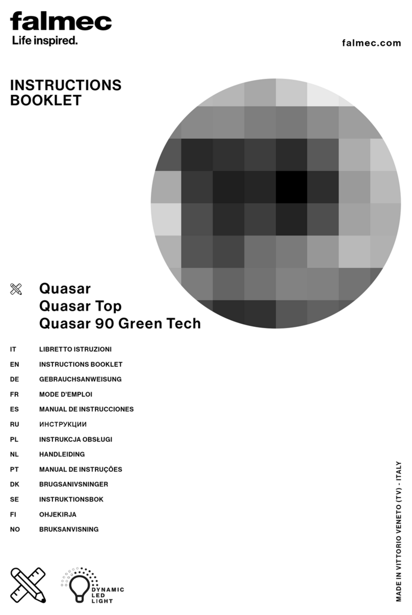 FALMEC QUASAR Instruction booklet