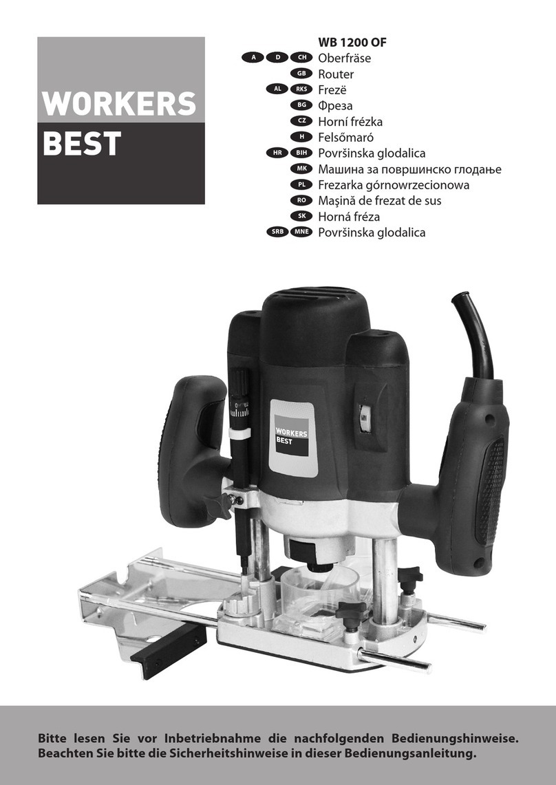 WORKERS BEST WB 1200 OF operating manual