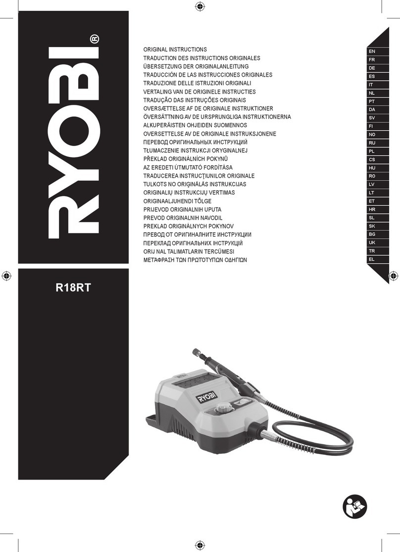 Ryobi R18RT Original instructions
