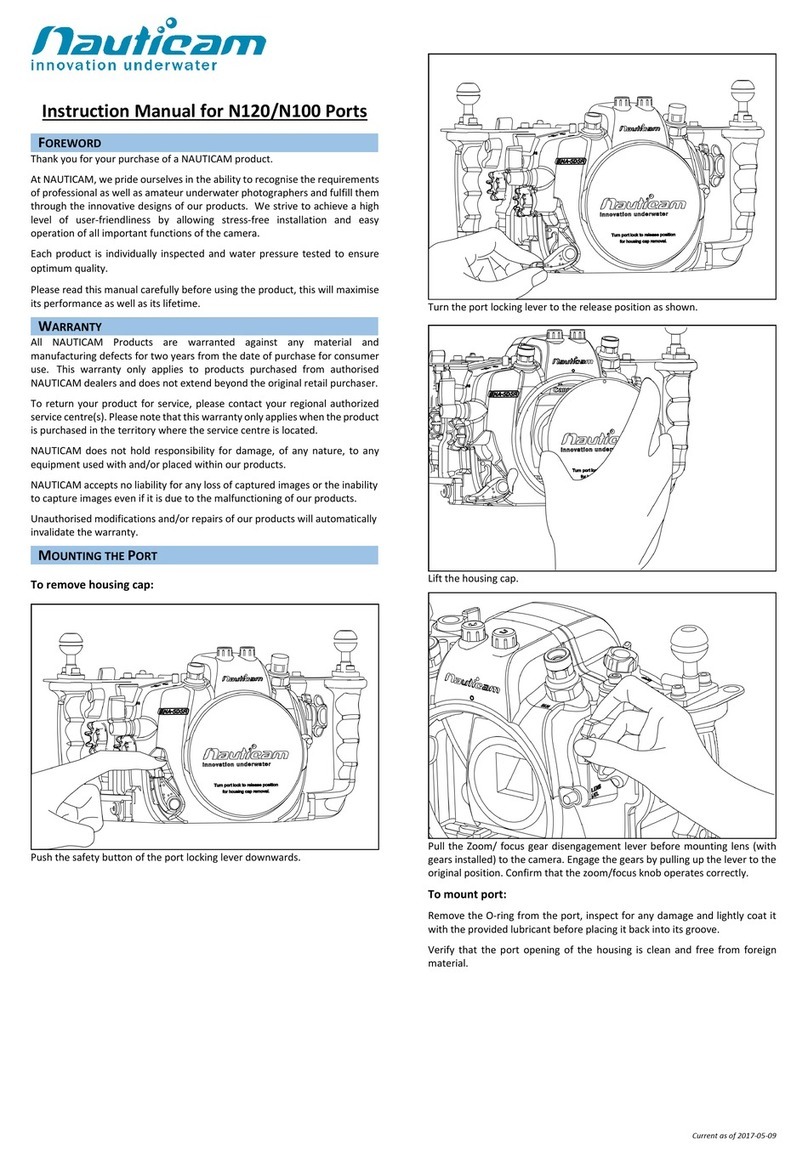 Nauticam N120 Series instruction manual