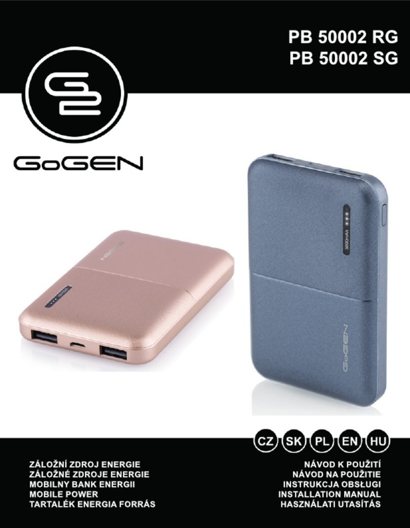 Gogen PB 50002 RG installation manual