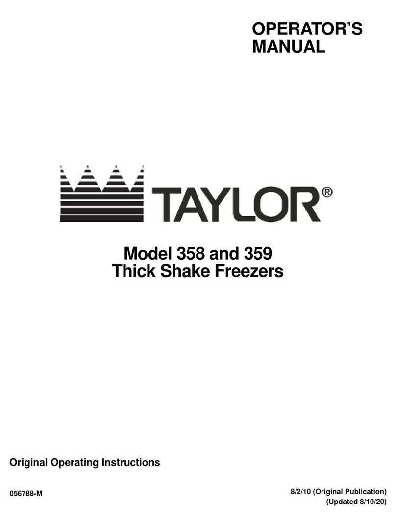 Taylor 358 User manual