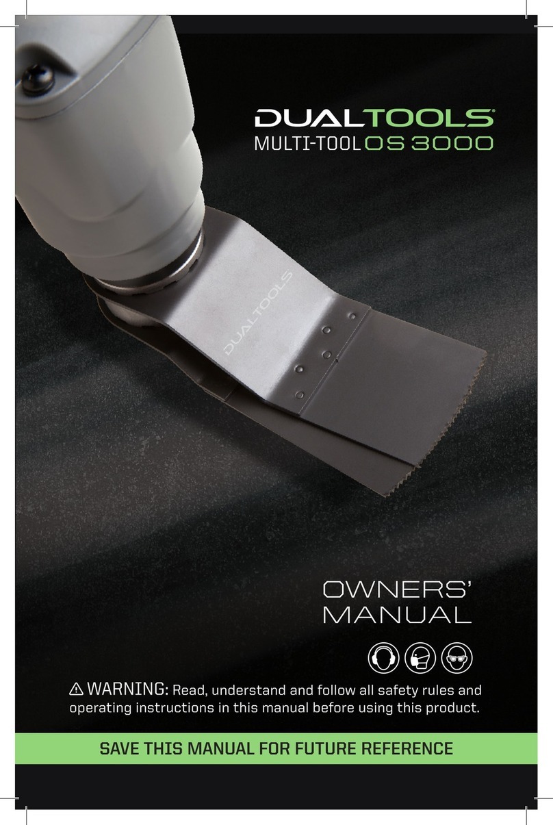 Dualtools OS 3000 owner's manual