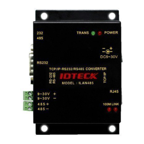 IDTECK ILAN422 Connection guide