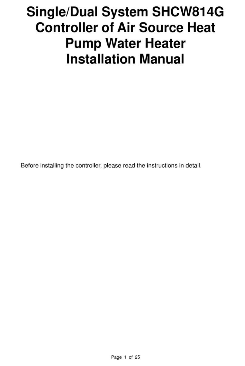 PolarHeat SHCW814G installation manual