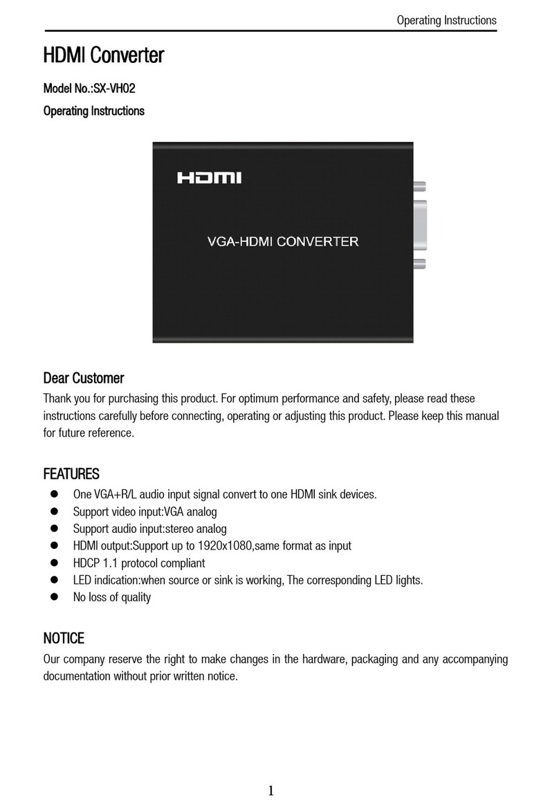 M-Tek SX-VH02 operating instructions