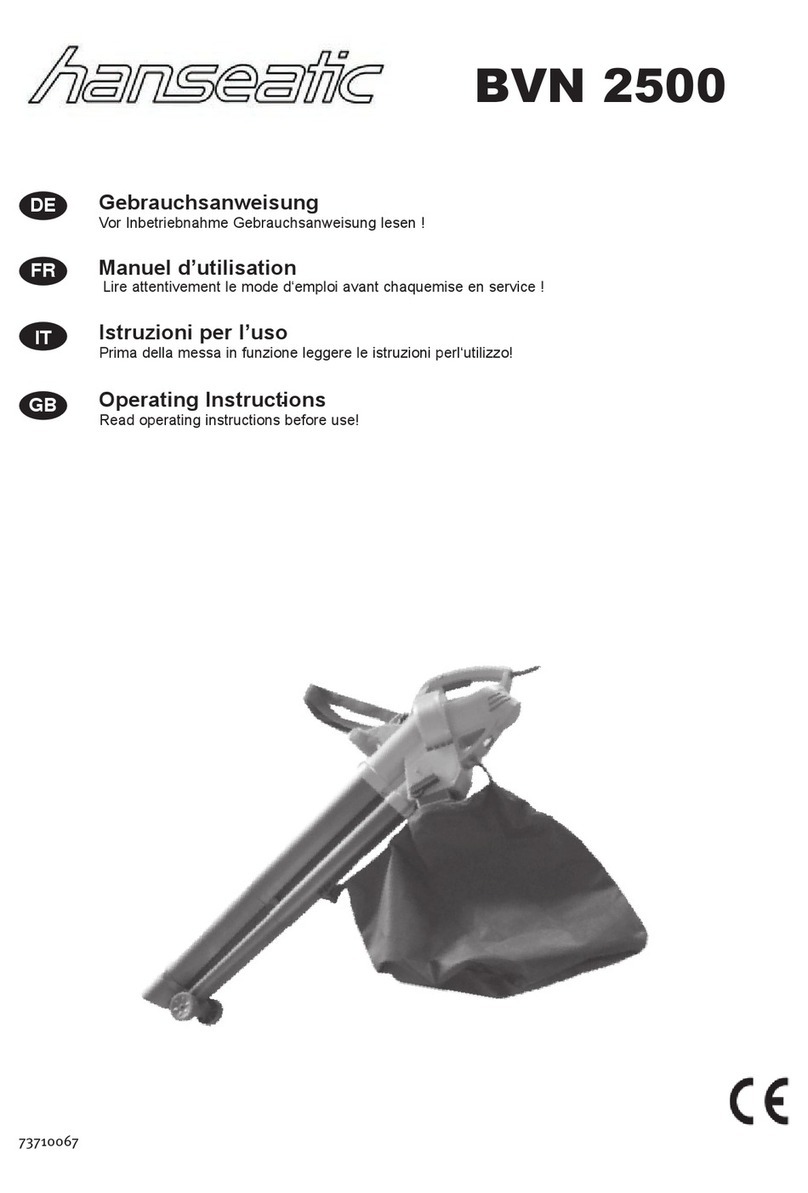 Hanseatic BVN 2500 operating instructions