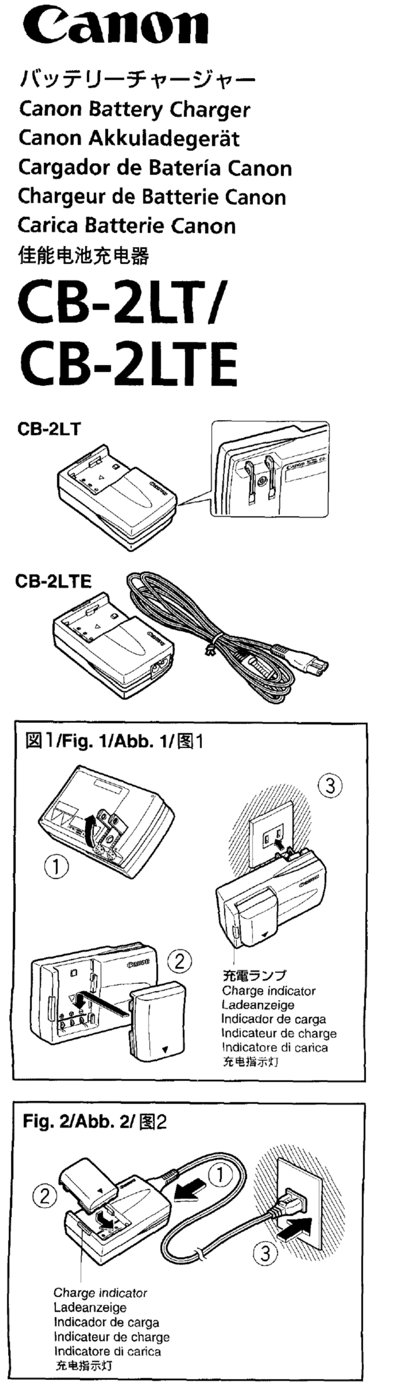 Canon CB-2LT User manual