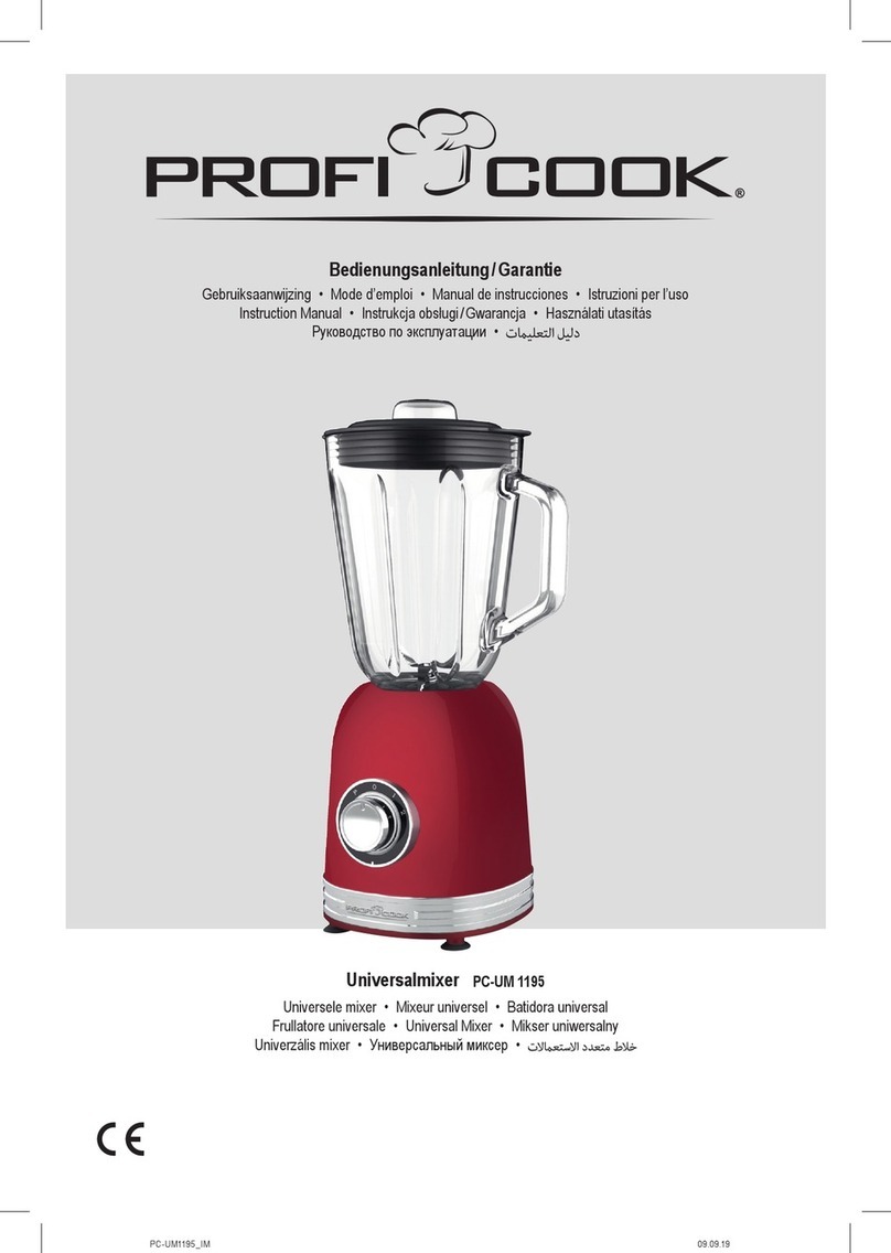 Proficook PC-UM 1195 instruction manual