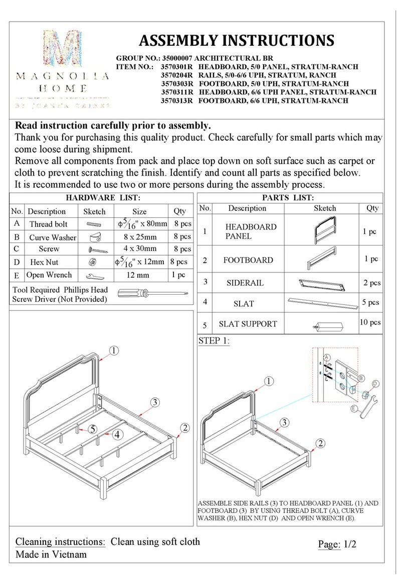 Magnolia Home 35000007 Assembly instructions
