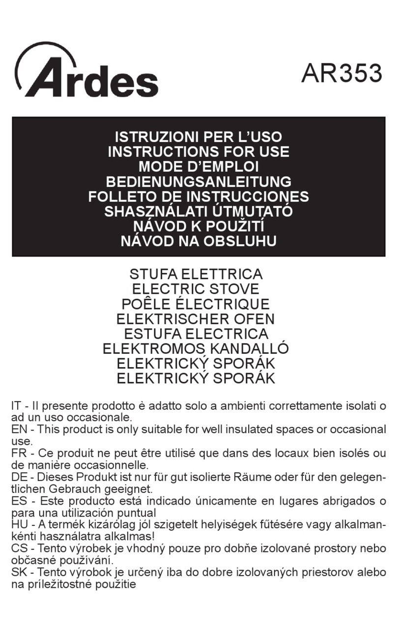 ARDES AR353 Instructions for use
