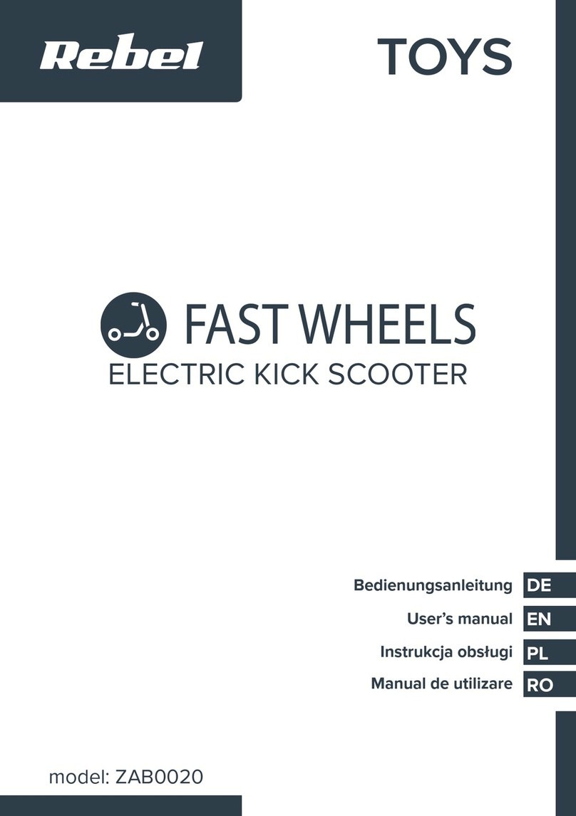 Rebel FAST WHEELS user manual