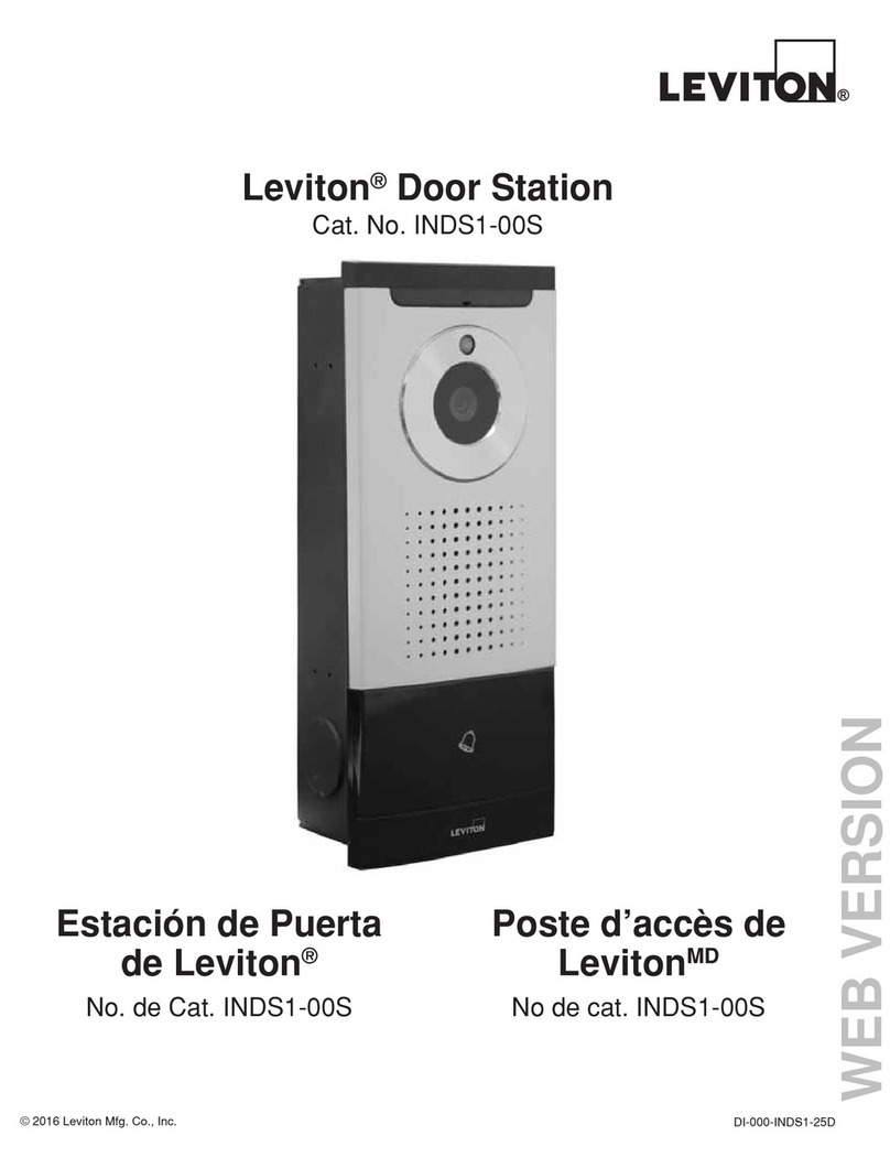 Leviton INDS1-00S User manual