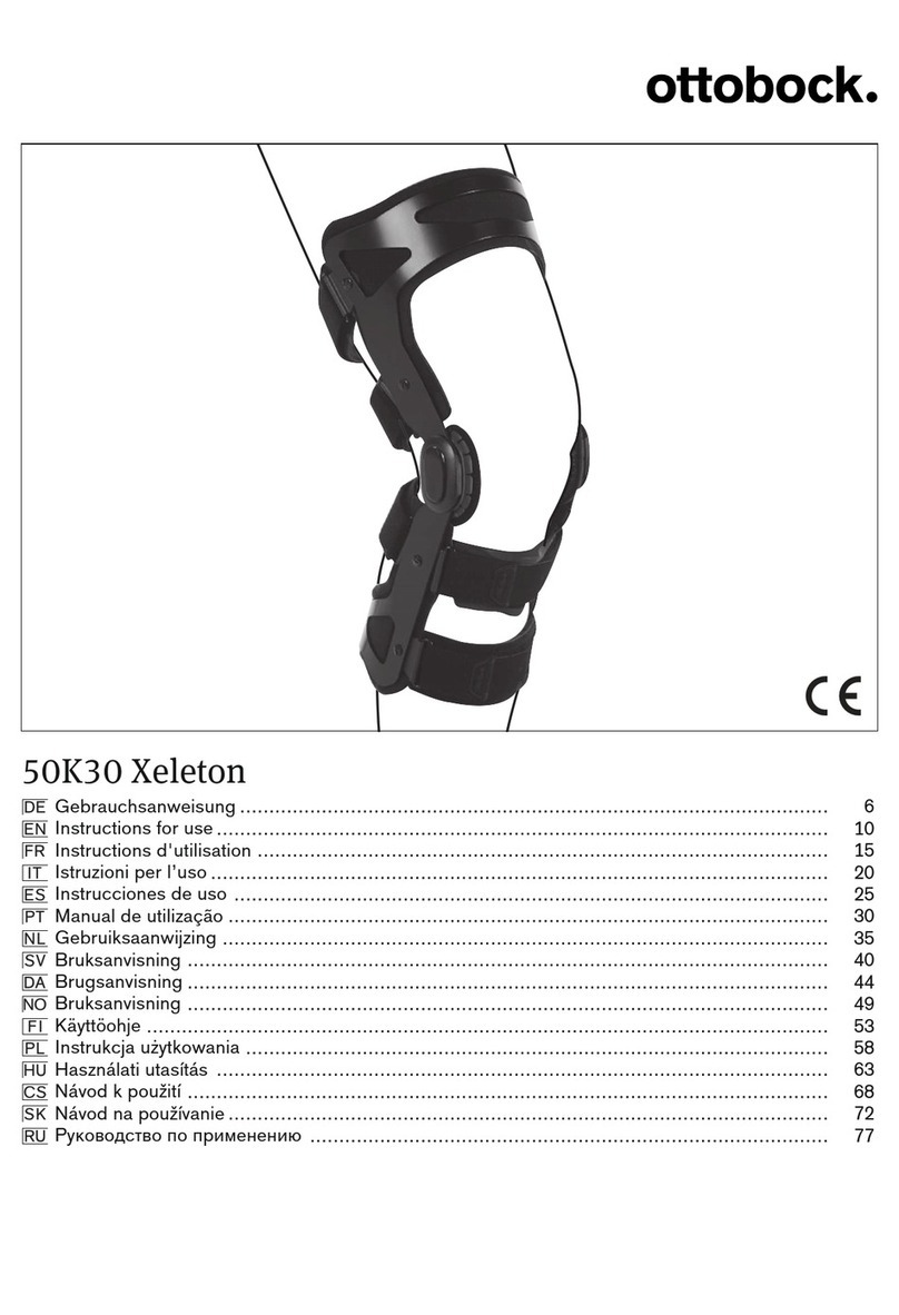 Otto Bock 50K30 Xeleton Instructions for use