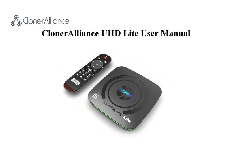 Cloner Alliance Lite User manual