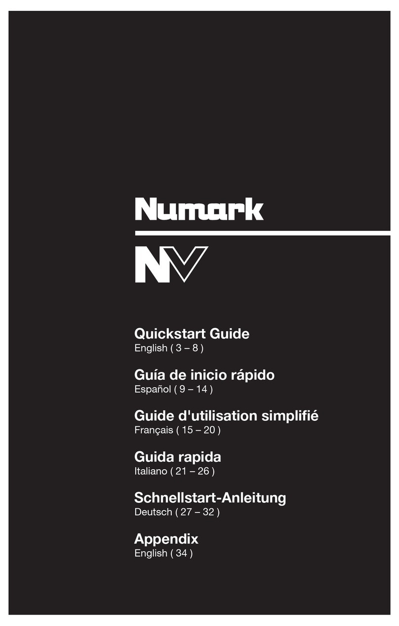 Numark NV User manual