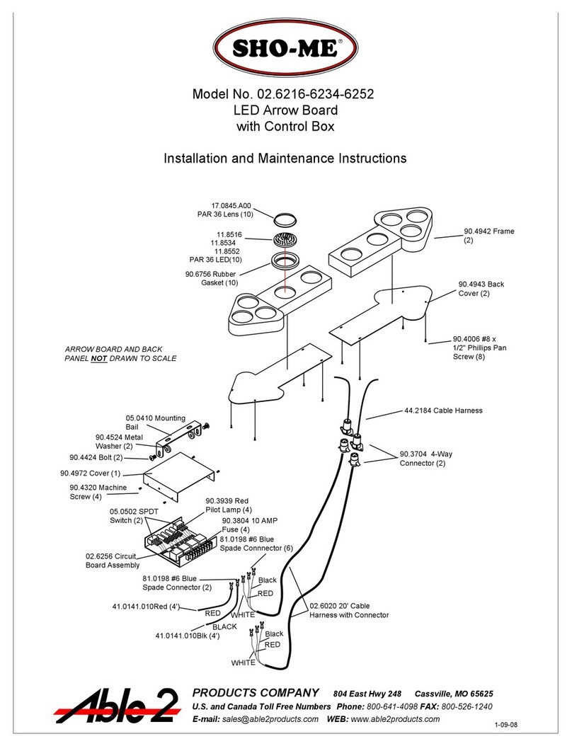 SHO-ME 02.6216-6234-6252 Installation and maintenance instructions