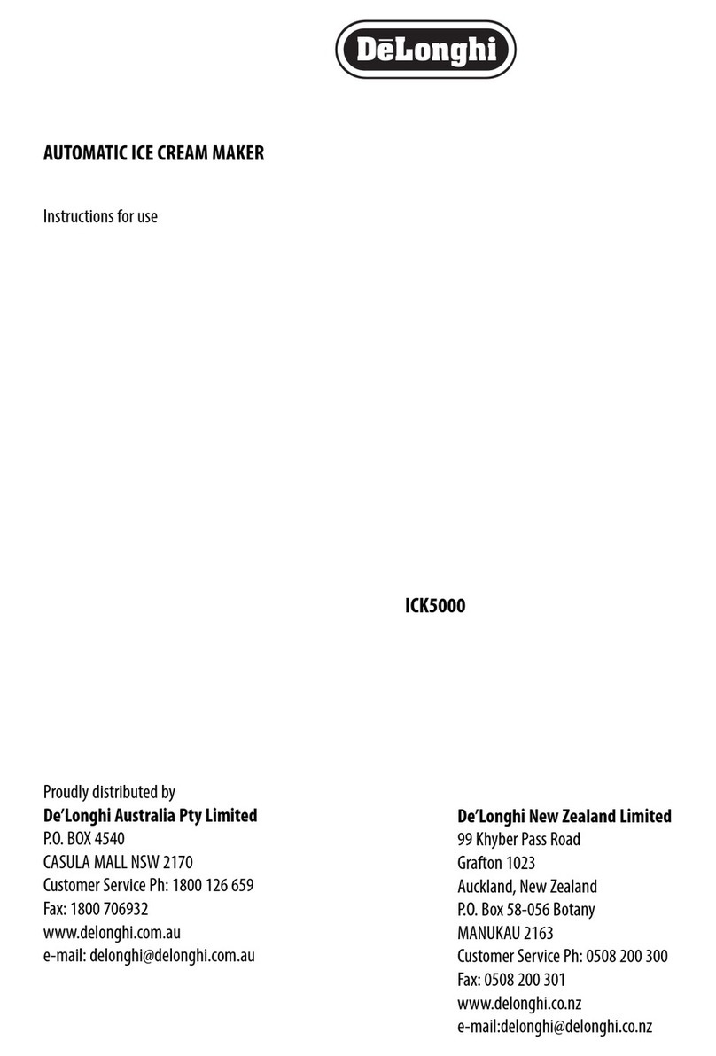 DeLonghi ICK5000 User manual