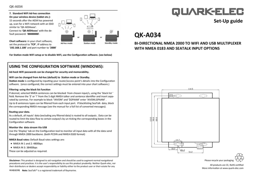 Quark-Elec QK-A034 Setup guide
