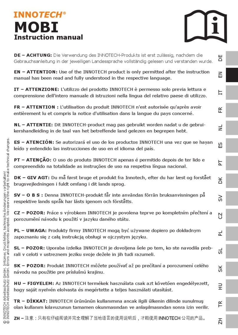 Innotech MOBI User manual Innotech MOBI User manual
