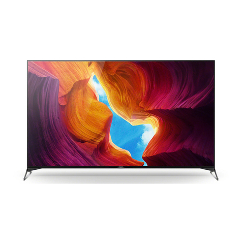 Sony Bravia KD-75XH95 Series User manual Sony Bravia KD-75XH95 Series User manual