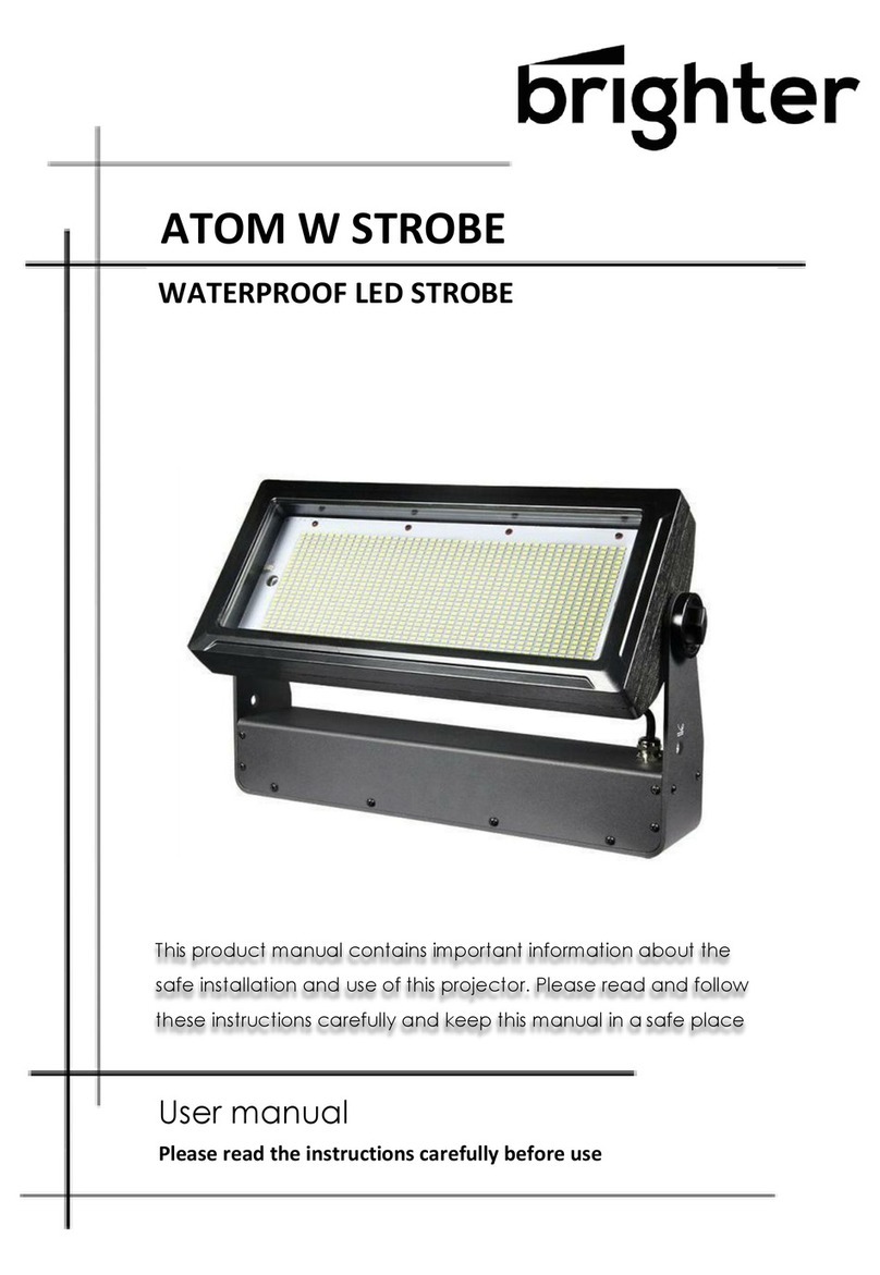Brighter ATOM W STROBE user manual