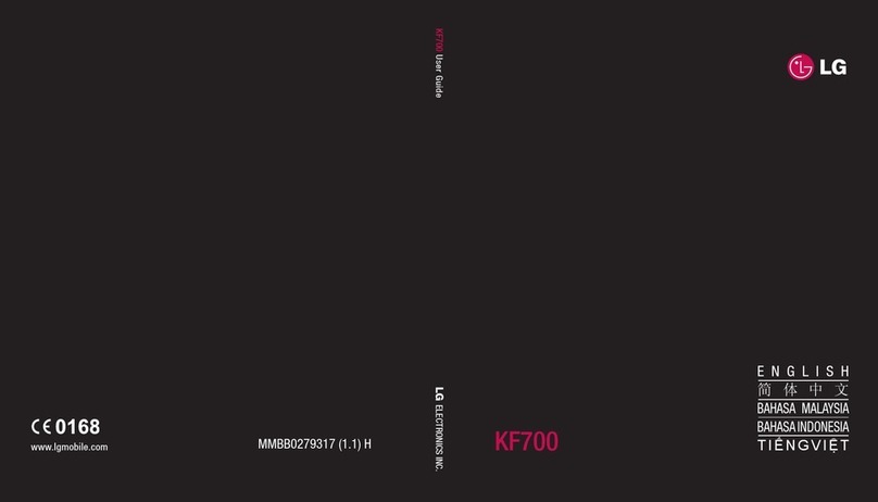 LG KF700 user guide