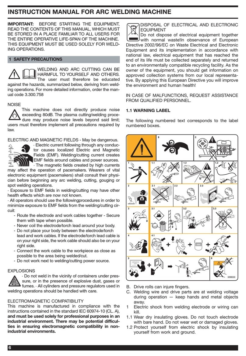 Cebora POWER ROD 131 instruction manual