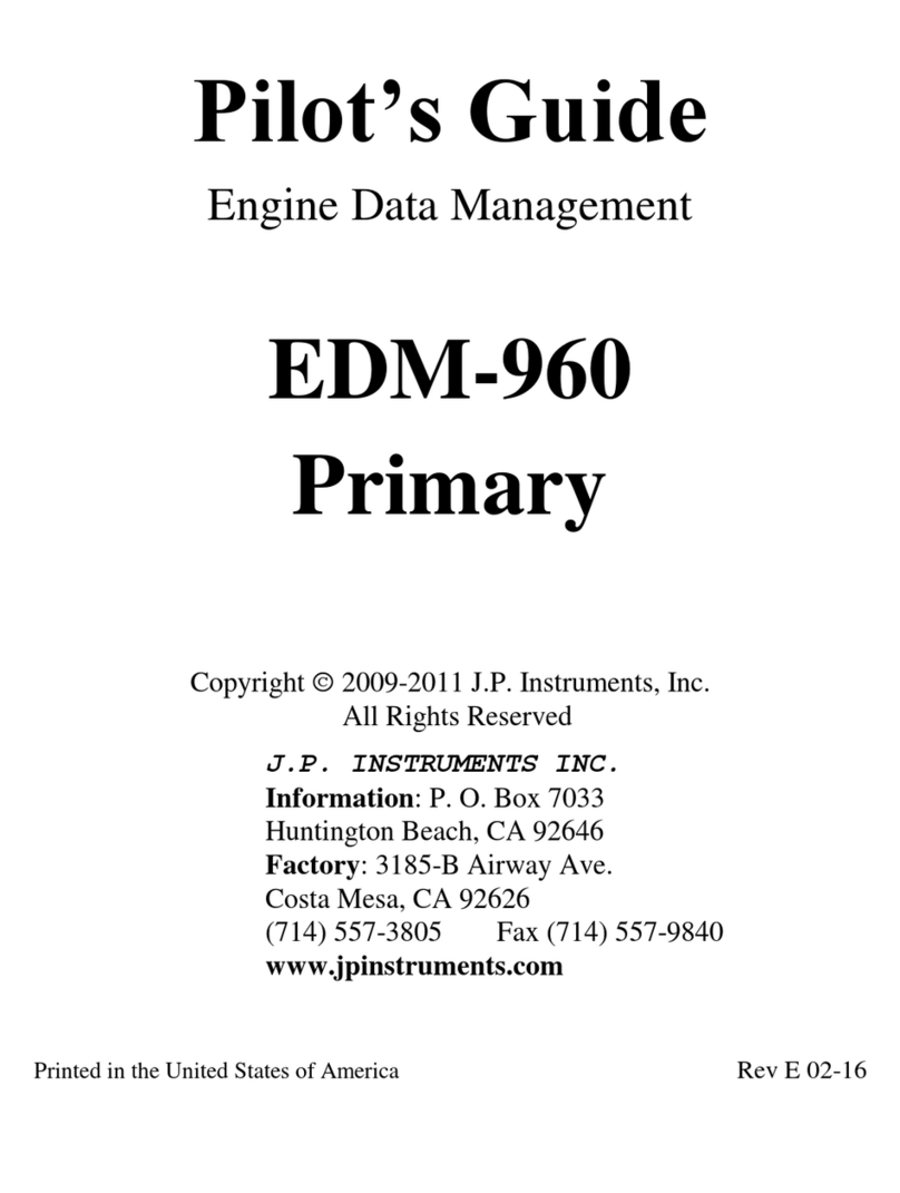 J.P. Instruments EDM960 Manual