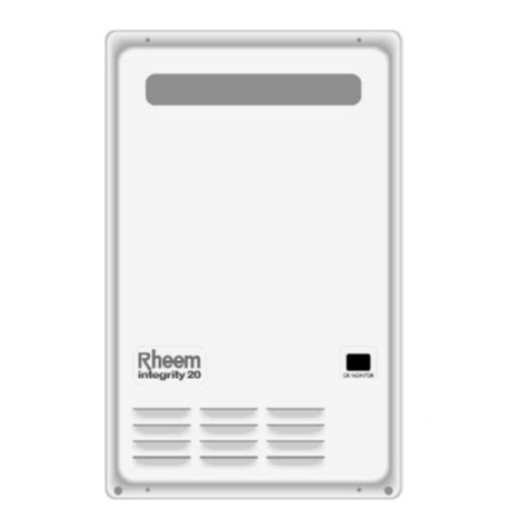 Rheem Integrity 20 Technical Document Rheem Integrity 20 Technical Document