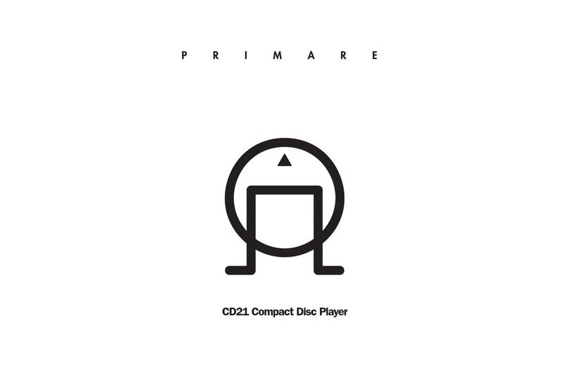 Primare CD21 user guide