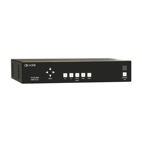 TV One 1T-VS-658 User manual