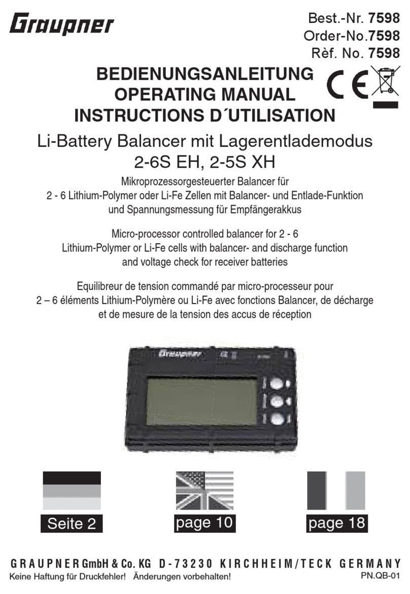 GRAUPNER 2-6S EH operating manual